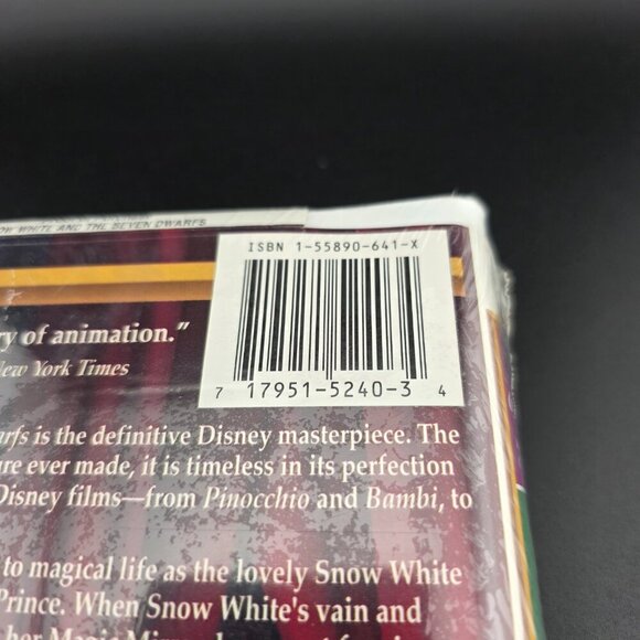 Disney Snow‎ White VHS Sealed NWT - Picture 5 of 7